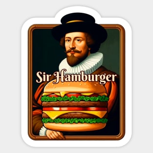 Sir Hamburger Sticker